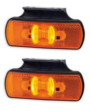 2 x 12/24V Orange Side LED