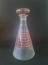 Vintage Retro Stripped Glass