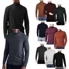 Mens Turtle Polo Funnel Neck