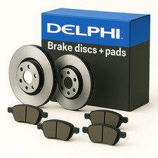 DELPHI Front 2x Brake Discs +