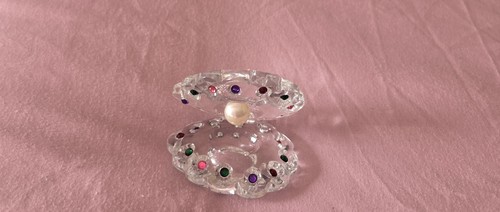 Seashell pearl ornament - seashell,