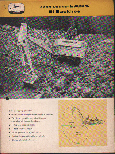 John deere lanz backhoe - deere-lanz, backhoe"