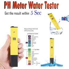 PH Meter LCD Digital Electric Water Tester Pen Hydroponics Aquarium Test Kit