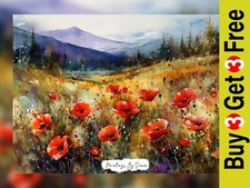 Vibrant Poppy Field