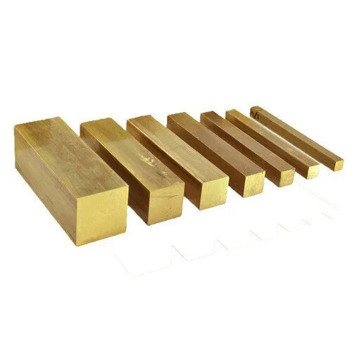 Brass square bar 5mm - square,