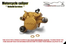 Honda VTR1000 SP2 rear brake caliper rebuild seal SERVICE 2007