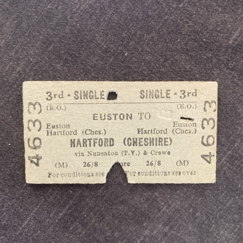 Railway ticket euston - railway,