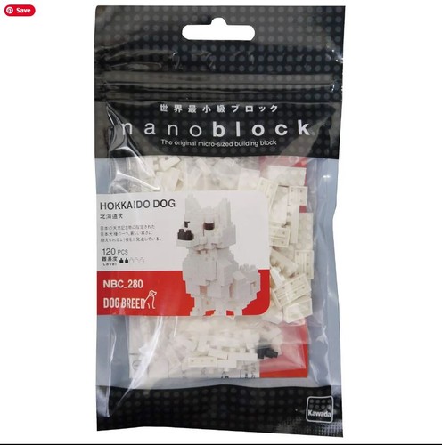 Nanoblock hokkaido dog nbc280 - nanoblock,