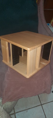 Vtg rotating wooden - rotating, 48