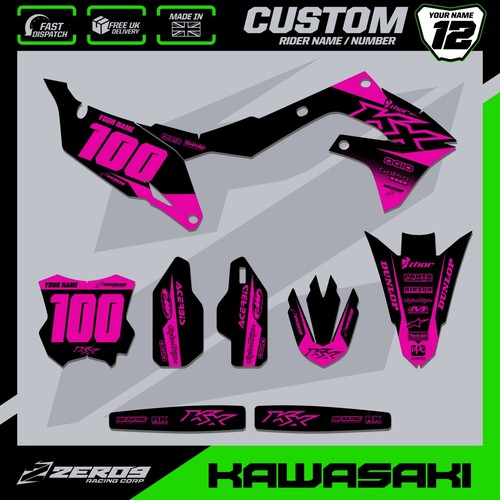 Kawasaki motocross graphics - kawasaki,
