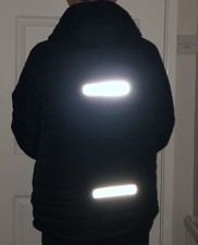 HI VIS SAFETY REFLECTIVE STRIPS  X 2 /STICKERS DIAMOND GRADE3 PRISMATIC STICKY