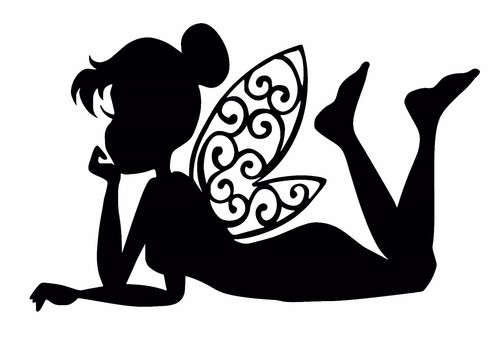 Fairy vinyl car decal - fairy,