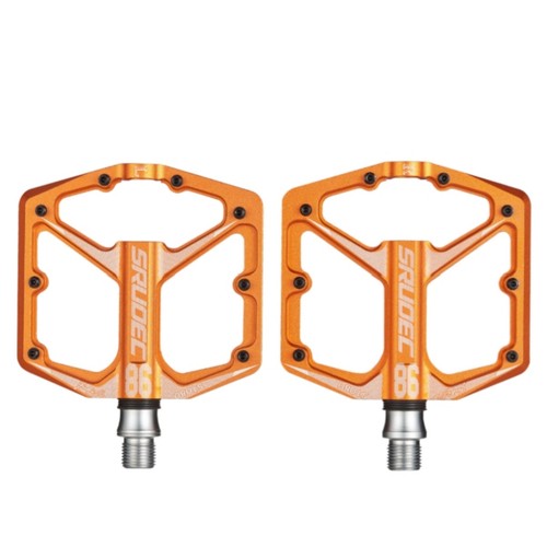 Flat bike pedals aluminum - flat,
