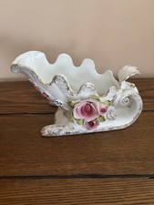 Lefton China White Pink Floral