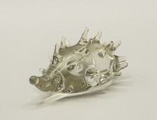 Art glass hedgehog paperweight - hedgehog,
