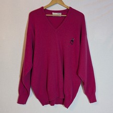 Nick Faldo Pringle Sports Made In Scotland Colourful Sweater