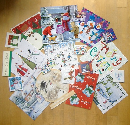 Christmas card toppers tags - christmas,