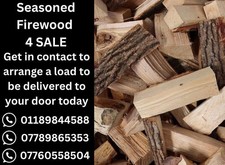 Split Seasoned Firewood Logs