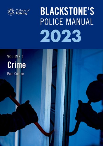 Blackstone police manual - blackstone's,