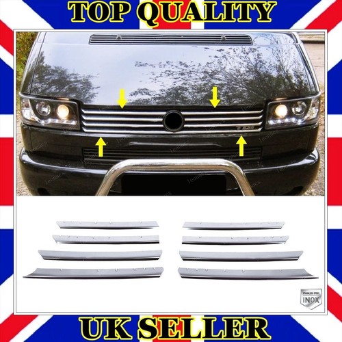 Chrome front grill pcs - front,