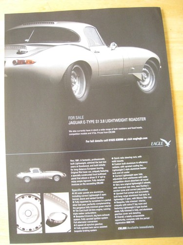Jaguar type 3 8 - e-type, s1