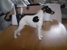 Beswick Smooth - Haired Terrier " Endon Black Rod " Model 964. 