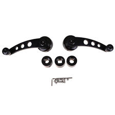 Pair Black Car Truck Window/Door/Winder Riser Crank Handle Riser Alloy Universal