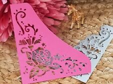Detailed Rose & Scrolls Corner Cut Out-Cutting die Paper Card Scrapbooking Craft