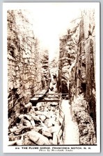 Vintage RPPC The Flume Gorge