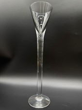 Tall Clear Martini Glass Vase