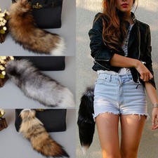 Long Fluffy Fox Tail Fur