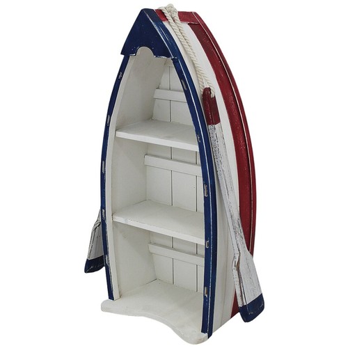 Boat shelf with - paddle, wooden
