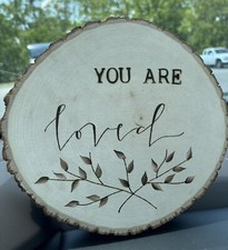 Large Natural Wood Round  Tree