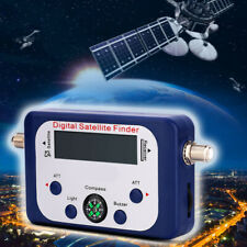 HDTV Digital Satellite Signal Strength Finder Meter Dish SAT LCD Display Compass