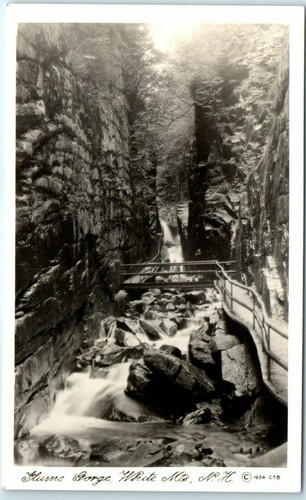 Postcard flume gorge - postcard,