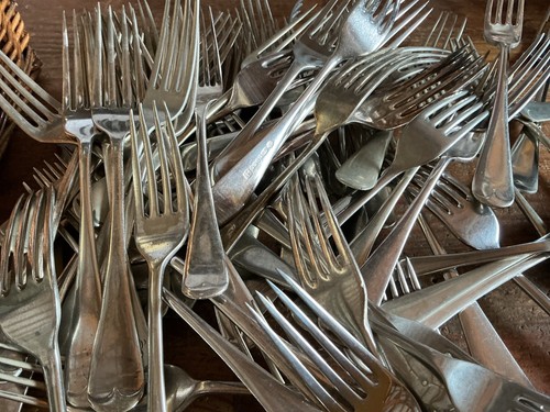 Dinner forks around 8 - 6,