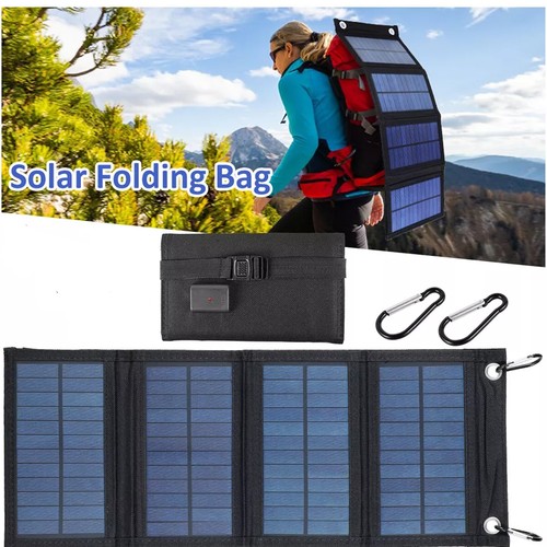 Solar panel folding power bank - power,