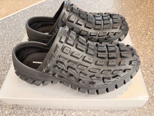 Balenciaga defender mule - balenciaga, black