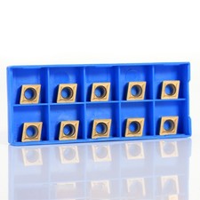 10pcs CNC Carbide Tips Inserts Cutter Lathe Turning Tool With Box