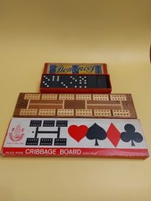 Vintage Cribbage And Dominoes