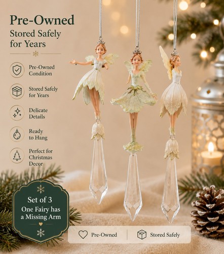 Set white fairy hanging - 3,