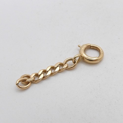 Solid 14k gold curb - curb, chain