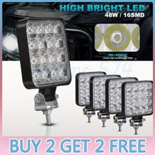 12-24V LED Work Light Bar Flood Spot Lights Driving Lamp Offroad Car Truck SUV