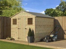 Empire 10000 Premier Apex Garden Shed Wooden 8X10 8ft x 10ft SHIPLAP TONGUE & GR