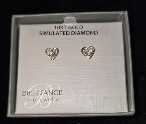 New real 10k yellow - yellow, heart
