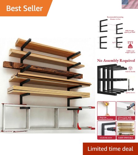 Durable metal lumber rack - lumber,