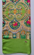 Vintage Vintage Men's Oilily Vibrant Paisley Patterned Scarf (1039E)