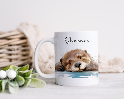 Otter gift personalised - otter, gift,