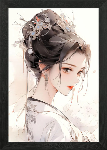 Chinese beauty framed wall art - beauty,