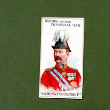 Salmon & Gluckstein Heroes of the Transvaal War 1901 Gen Sir Charles Warren G-VG
